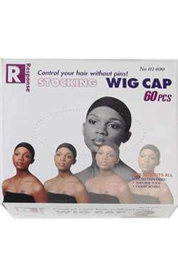 Magic Collection 60 Stocking Wig Caps Black #1400 - Beautiful Black Hair