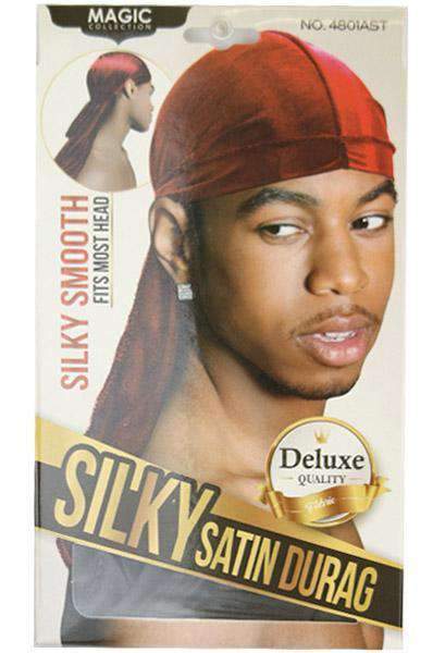Magic Collection Silky Satin Durag #4801 Assorted - Beautiful Black Hair