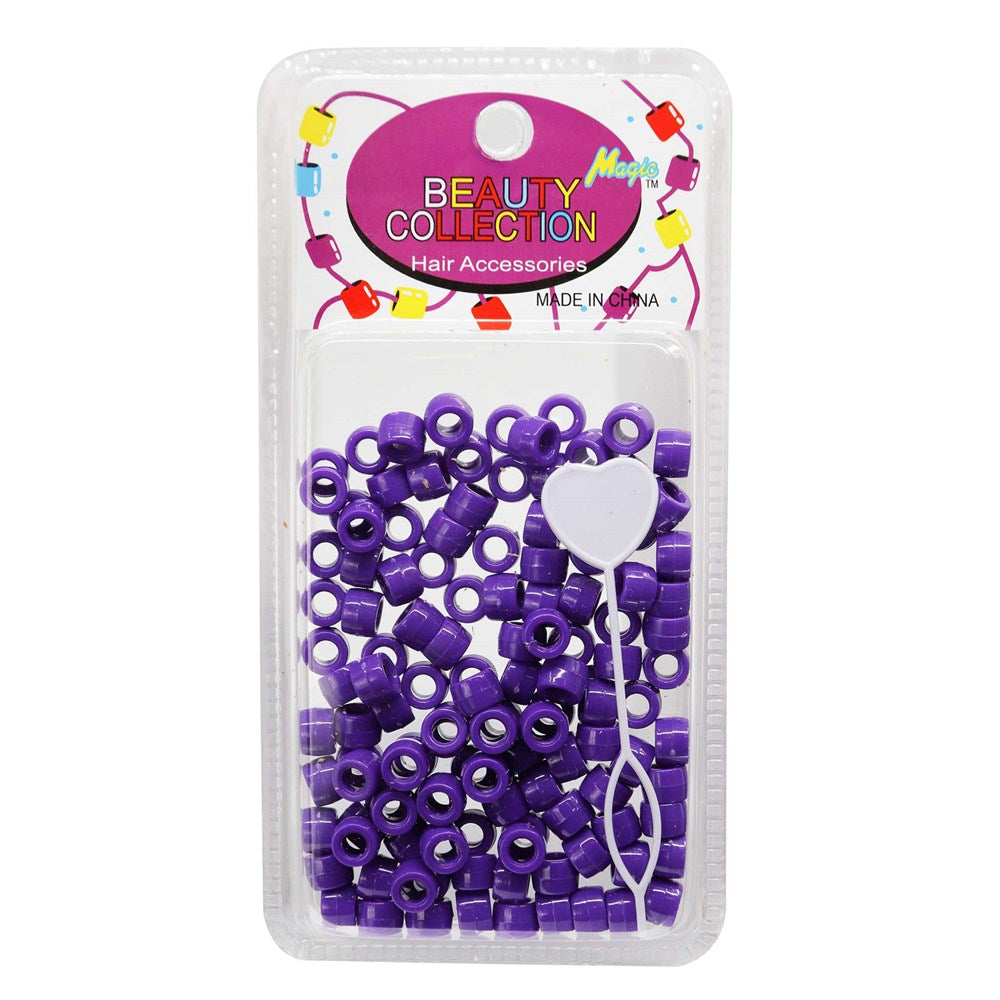 Beauty Collection Small Round Hair Beads - Purple #200PUR