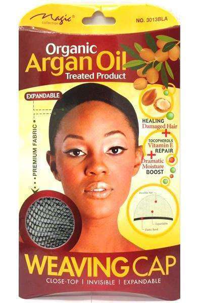 Magic Collection Organic Argan Oil Weaving Cap Expandable #3013BLA Black - Beautiful Black Hair