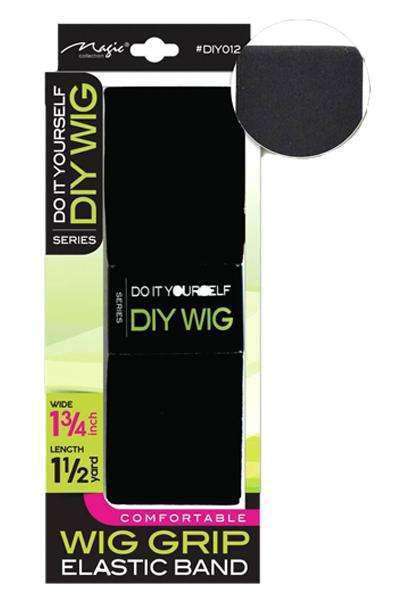 Magic Collection DIY Wig Grip Elastic Band 1 3/4"x1 1/2" - Beautiful Black Hair