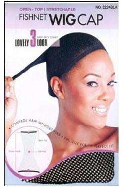 Magic Collection Open Top Fishnet Wig Cap #2224 - Beautiful Black Hair