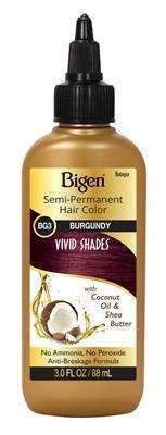 Bigen Vivid Shades Semi Permanent Hair Color - BG3 Burgundy - Beautiful Black Hair