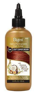 Bigen Semi Permanent Hair Color - CB4 Light Copper Brown - Beautiful Black Hair