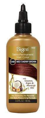 Bigen Semi Permanent Hair Color - CHB3 Medium Cherry Brown - Beautiful Black Hair