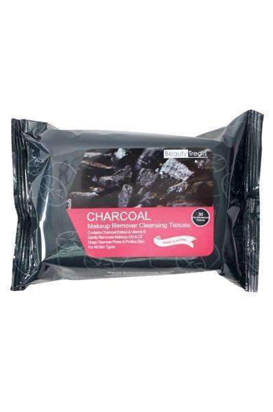 Beauty Treats Makeup Remover Cleansing Tissues - Charcoal - Beautiful Black Hair
