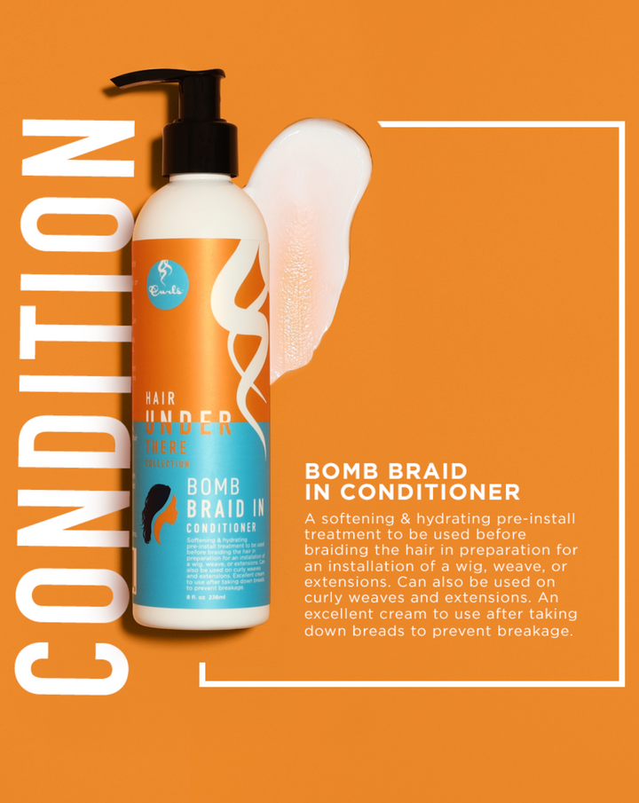 Curls Hair Under There Bomb Braid In Conditioner