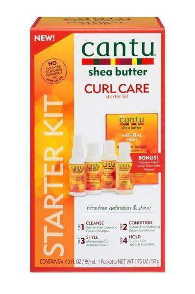 Cantu Shea Butter For Natural Hair Curl Care Starter Kit - Beautiful Black Hair