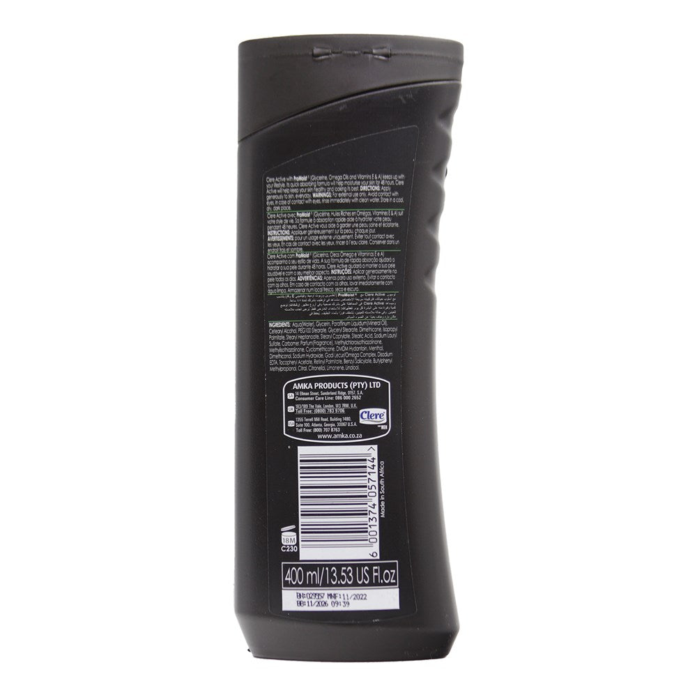 Clere For Men Active Body Lotion - Ginseng Ultra Energising