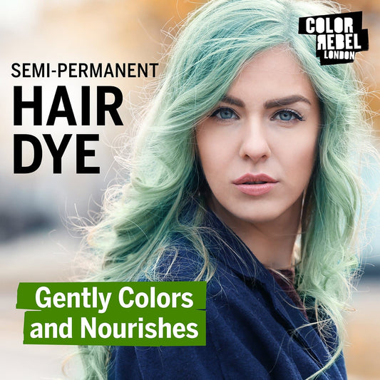 Color Rebel London Semi-Permanent Conditioning Hair Toner - Be Green