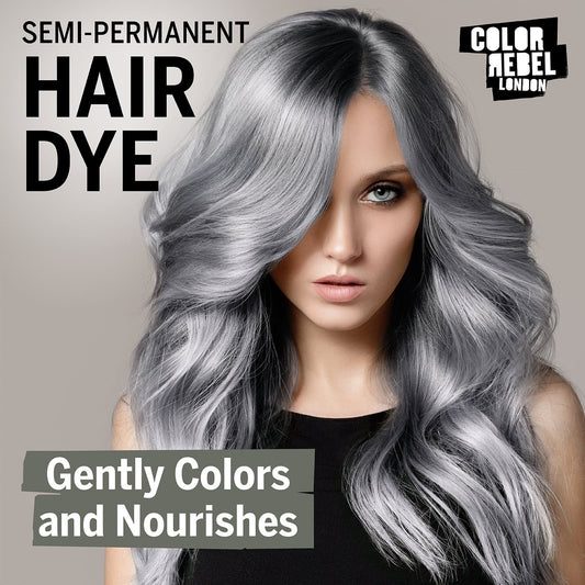 Color Rebel London Semi-Permanent Conditioning Hair Toner - Be Platinum