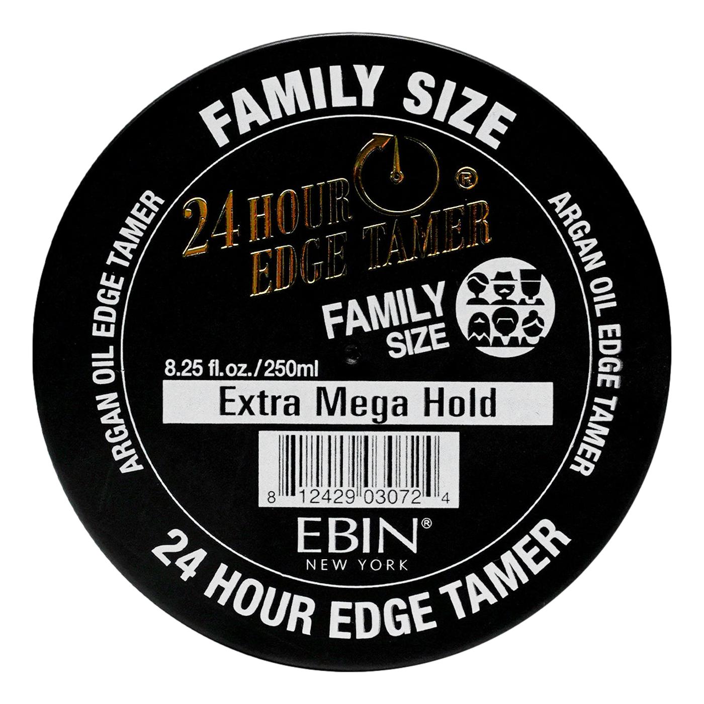 EBIN 24 Hour Edge Tamer Extra Mega Hold Family Size 8.25oz