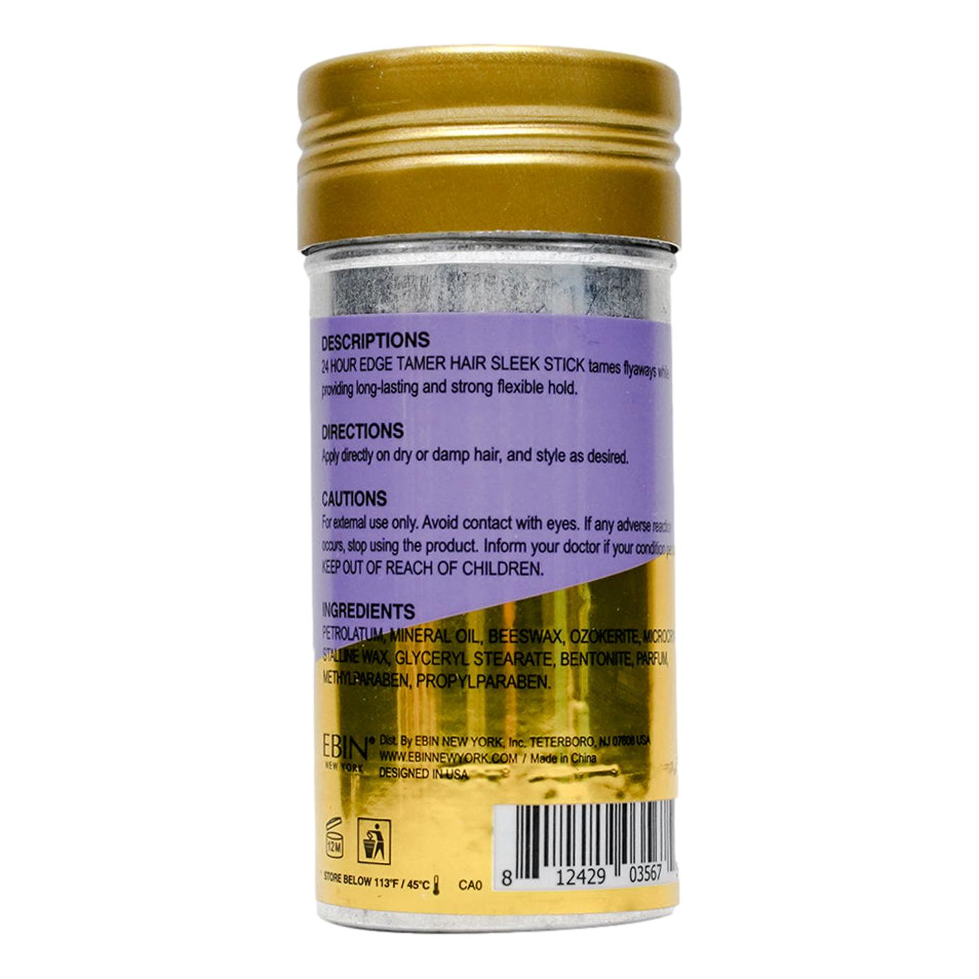 EBIN 24 Hour Edge Tamer Hair Sleek Wax Stick - Wild Berry