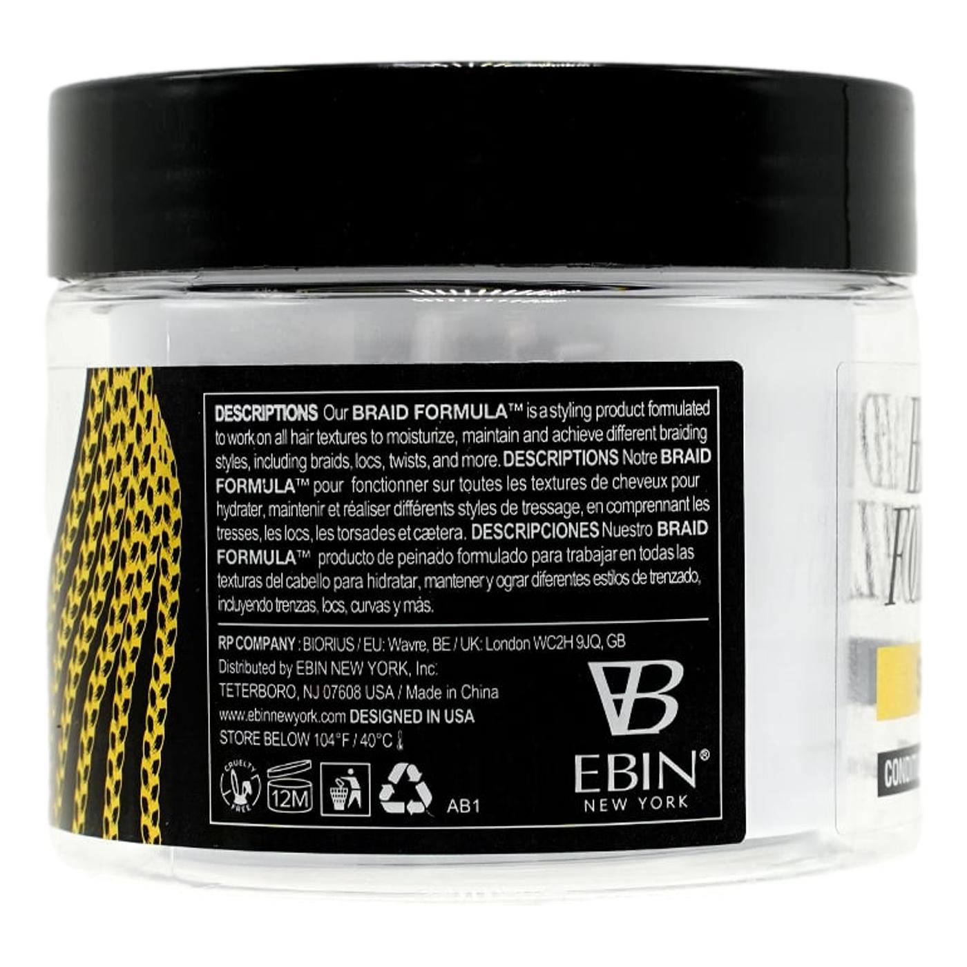 EBIN Lock n' Pomade Braid Formula Conditioning Gel - Super Hold 3.53oz