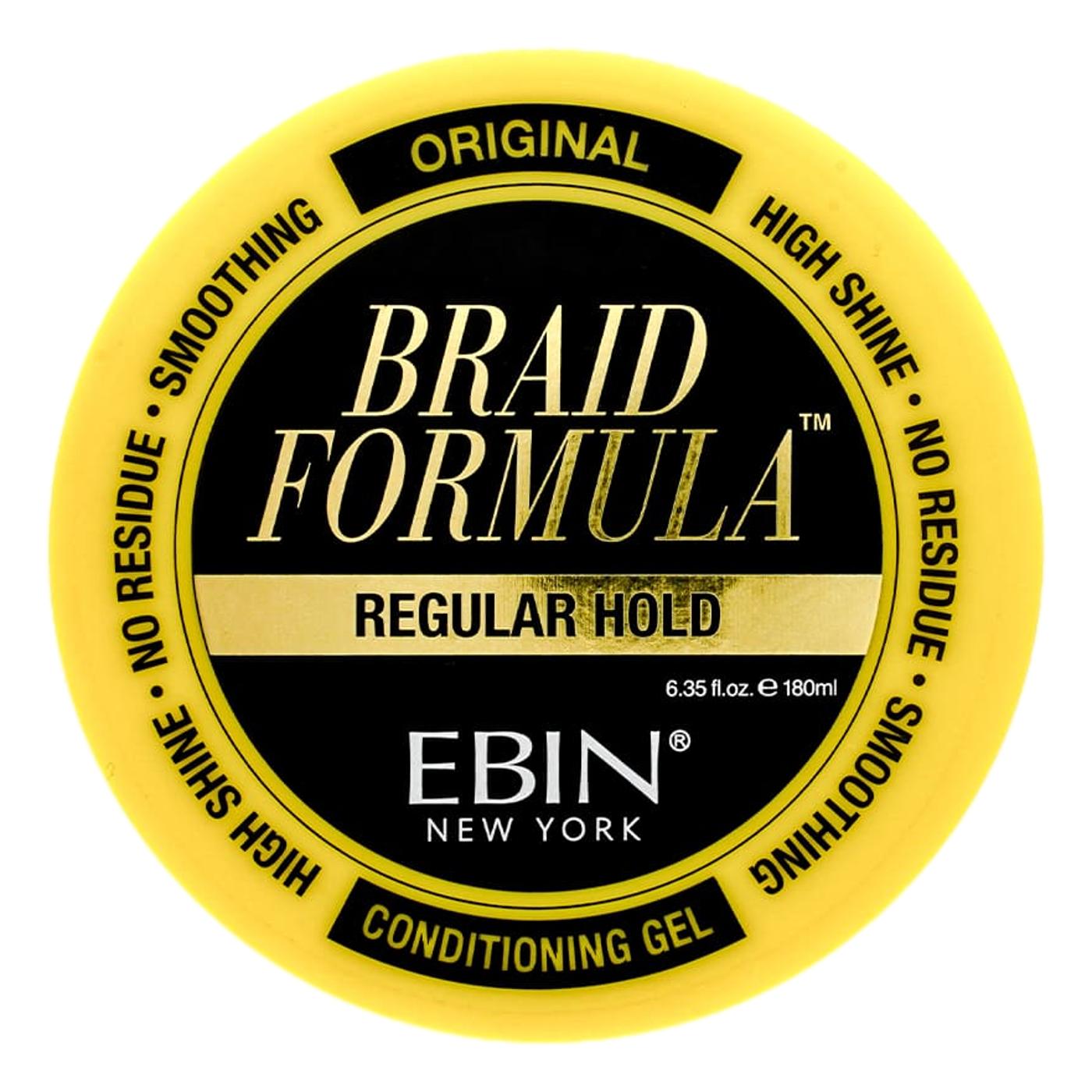 EBIN Lock n' Pomade Braid Formula Conditioning Gel - Regular Hold 6.35oz