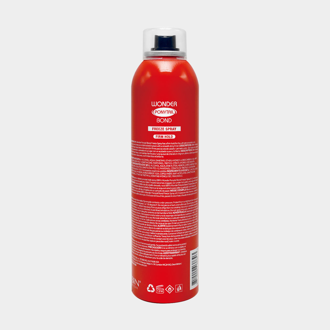 EBIN Wonder Ponytail Bond Freeze Spray - Firm Hold