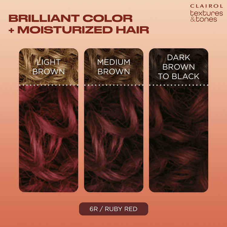 Clairol Textures & Tones Hair Color - 6R Ruby Red