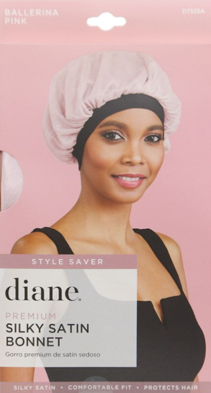 Diane Premium Silky Satin Bonnet - Ballerina
