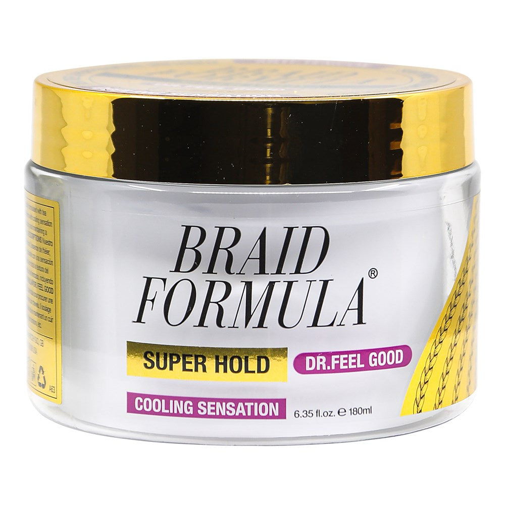 EBIN Braid Formula Dr. Feel Good Conditioning Gel - Menthol Super Hold 6.35oz