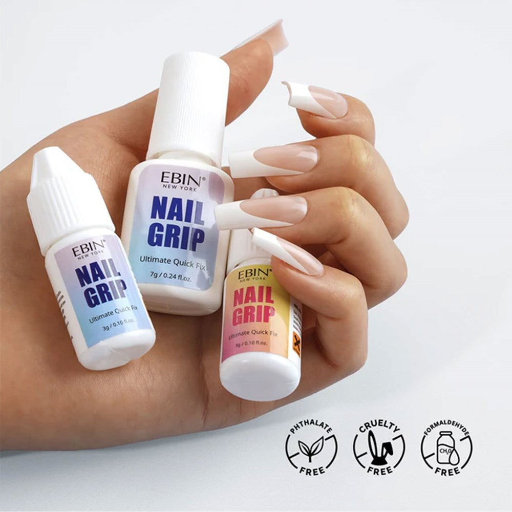 EBIN Nail Grip Ultimate Quick Fix Nail Glue