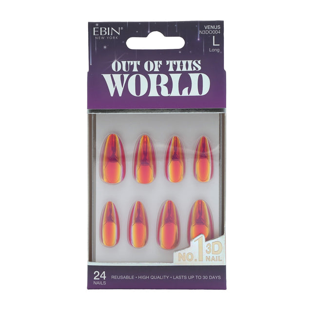 EBIN Press-On Nails Out Of This World - Venus #N3DO004 Long