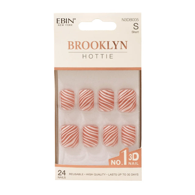 EBIN Press-On Nails Brooklyn Hottie Short #N3DB005