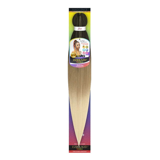 EZBRAID Rainbow 3-Tone Color Pre-Stretched Braid 30"
