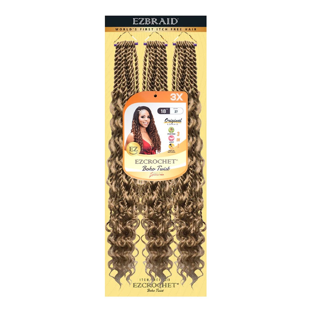 EZBRAID Ezcrochet 3X Boho Twist Braid 18"