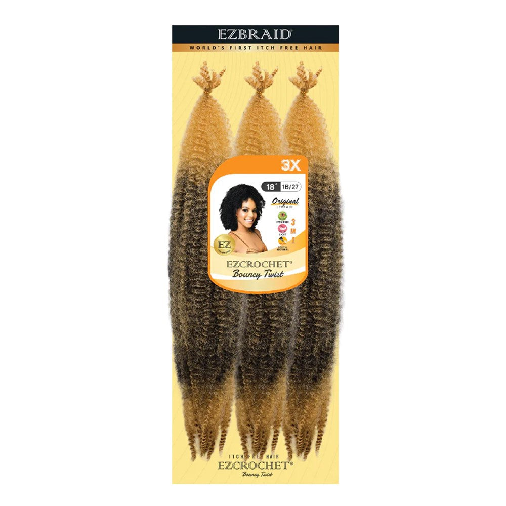 EZBRAID Ezcrochet 3X Bouncy Twist Braid 18"