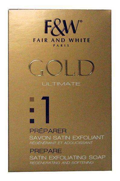 Fair & White Gold Satin Exfoliating Bar Soap 7Oz - Beautiful Black Hair