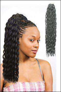 Magic Gold "Just Like Human Hair" Finger Deep Braid 16" - Beautiful Black Hair