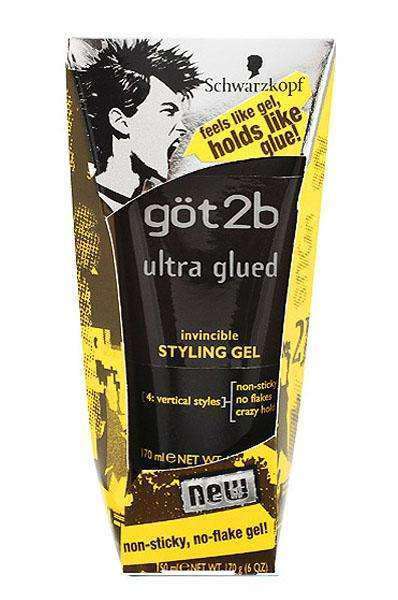 got2b Ultra Glued Invincible Styling Gel 6oz - Beautiful Black Hair
