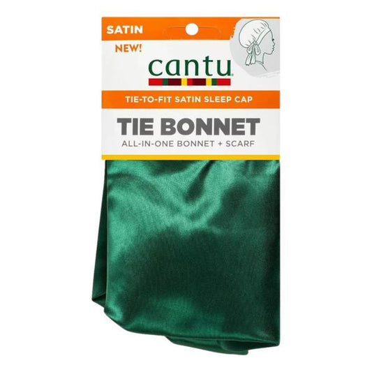 Cantu Satin Tie Bonnet With Scarf