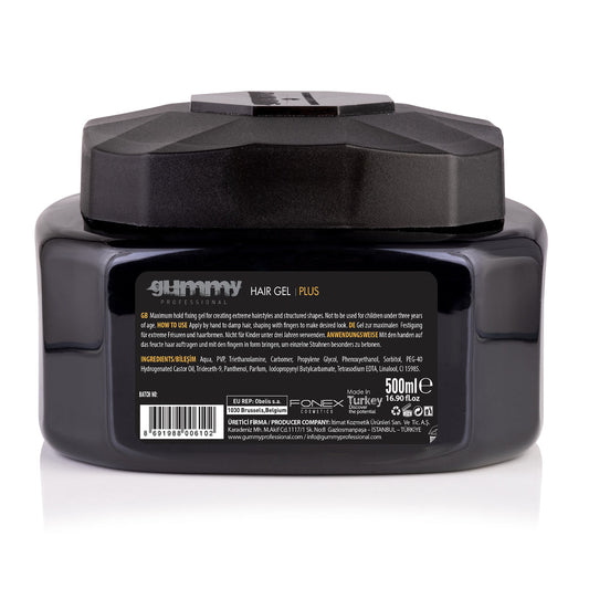 Gummy Professional Hair Gel - Plus 16.9z Back