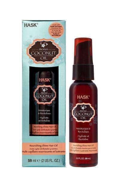 Hask Monoi Coconut Oil Nourishing Shine Hair Oil - Beautiful Black Hair