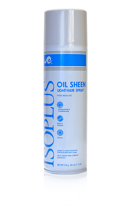 Isoplus Oil Sheen Light Hair Spray 7oz - Beautiful Black Hair
