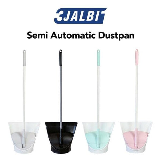 3JALBI Semi Automatic Dustpan - Beautiful Black Hair