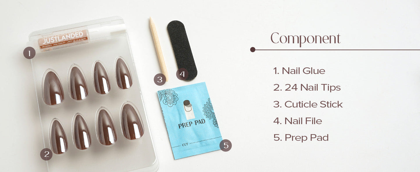 EBIN Press-On Nails Just Landed - Runway #N3DJ005 Long