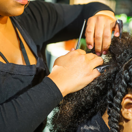 Touch Ups Finger Braiding Tool Adjustable Hair Sectioning Rings - Rhinestone