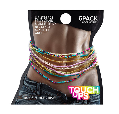 Touch Down Waist Beads - Summer Wave