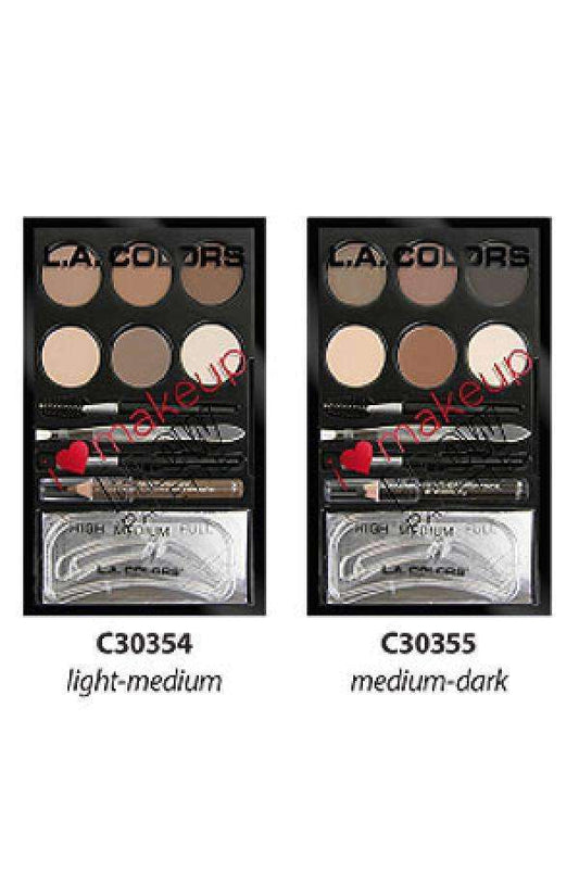 L.A.Colors Makeup Perfect Brow Palette - Beautiful Black Hair