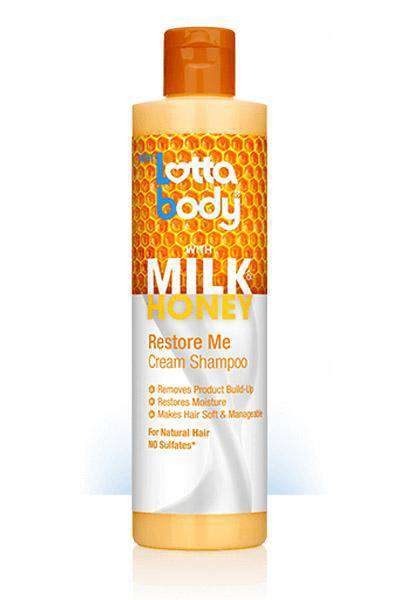 Lottabody Milk & Honey Restore Me Cream Shampoo - Beautiful Black Hair