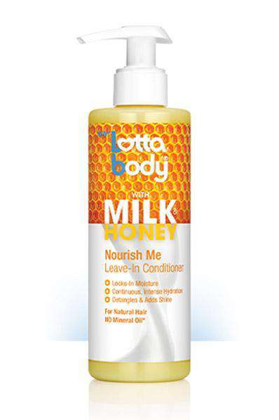 Lottabody Milk & Honey Nourish Me Leave-In Conditioner - Beautiful Black Hair