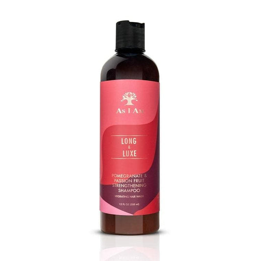 As I Am Long & Luxe Pomegranate & Passion Fruit Strengthening Shampoo - Beautiful Black Hair