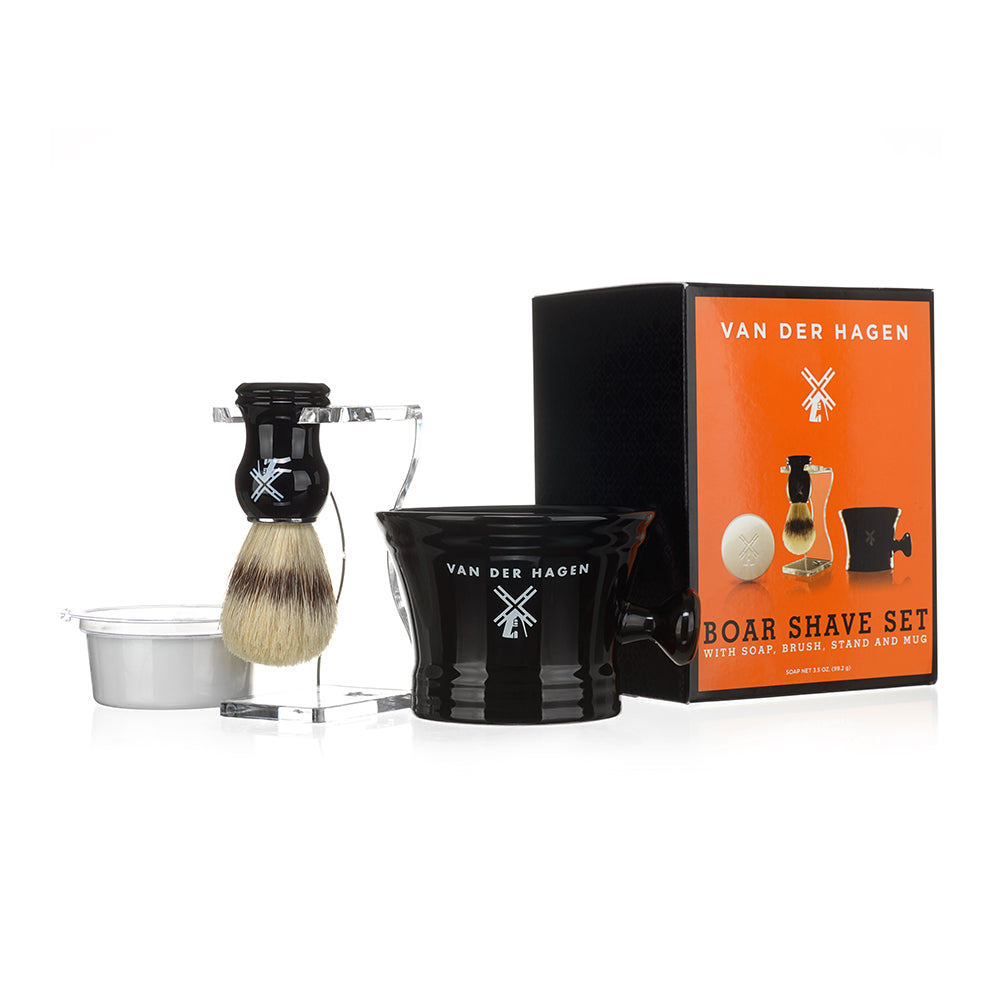 Van Der Hagen Boar Shave Set