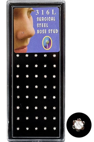 316L Surgical Steel Nose Stud Flower - Dollar Deals
