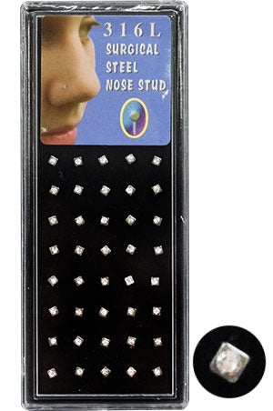 316L Surgical Steel Nose Stud Square - Dollar Deals