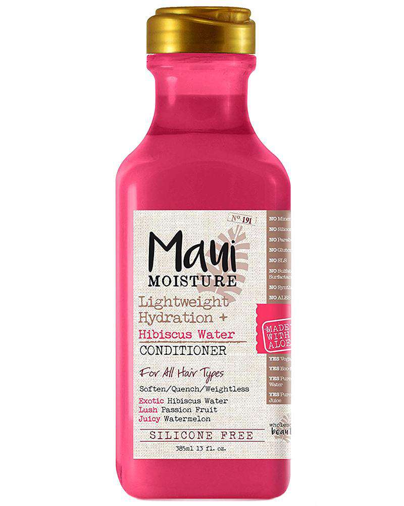 Maui Moisture Lightweight Hydration Hibiscus Water Conditioner - Beautiful Black Hair