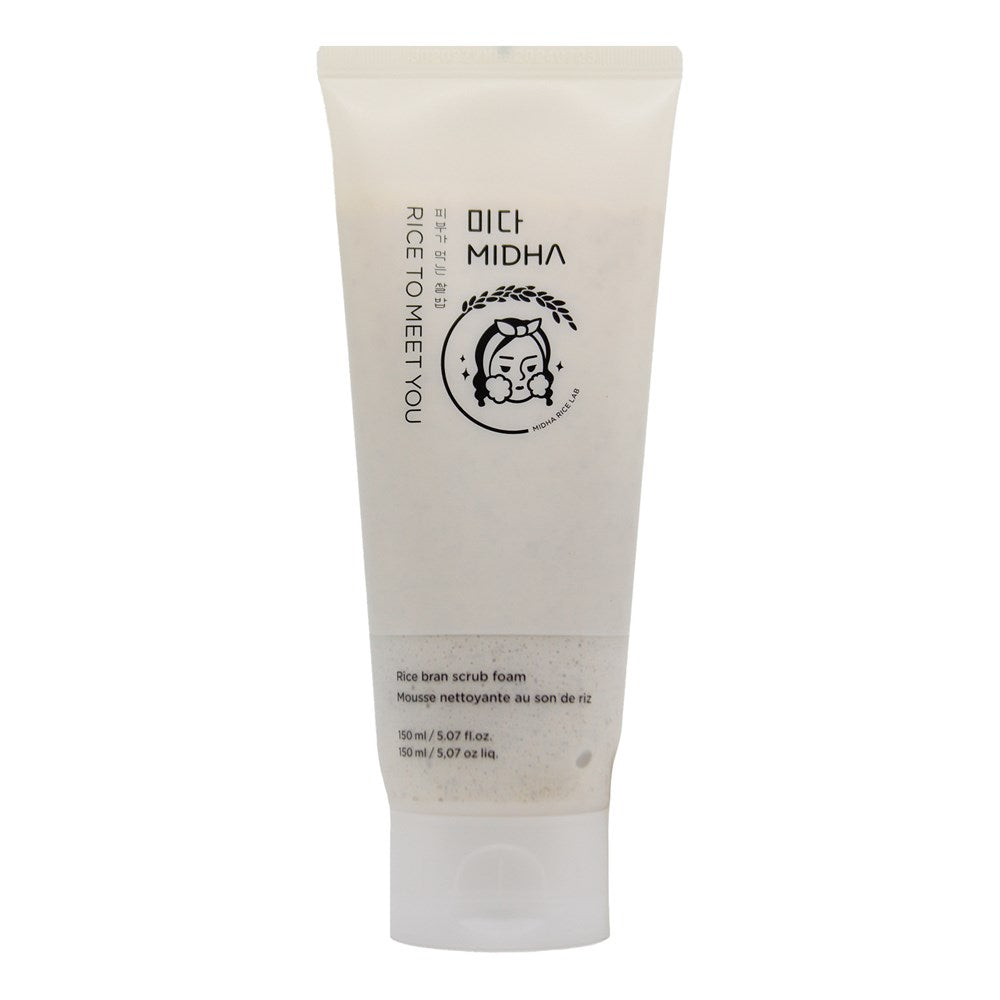 Midha Rice Bran Scrub Foam
