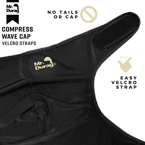 Mr. Durag Compress Wave Cap w/ Velcro Straps #4311